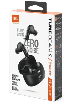 JBL Tune Beam 2 trådlösa in ear-hörlurar med mikrofon