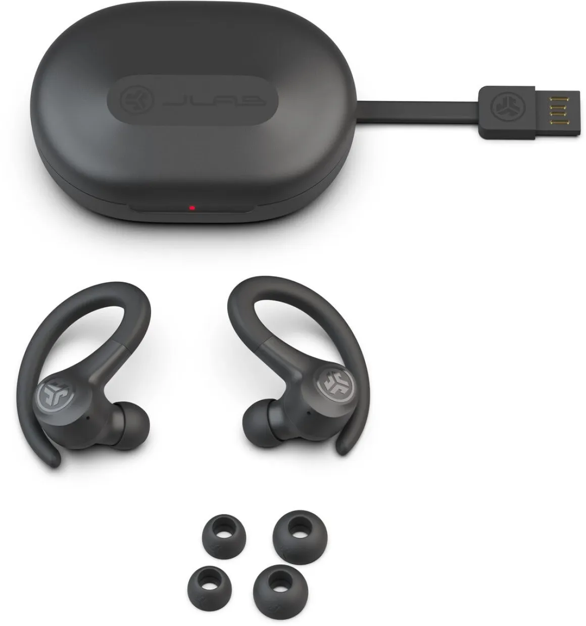 JLab GO Air Sport trådlösa in ear hörlurar True Wireless