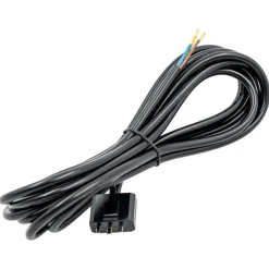 Jordad lamppropp DCL med 4 meter sladd, svart