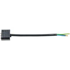 Jordad lamppropp DCL med 15 cm sladd, svart