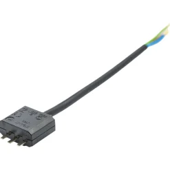 Jordad lamppropp DCL med 15 cm sladd, svart