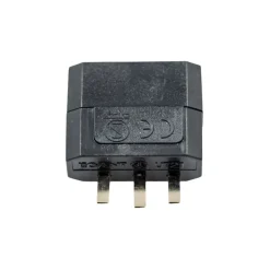 Jordad lamppropp DCL utan sladd, svart, 1-pack
