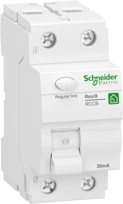 Jordfelsbrytare 30 mA för elcental Schneider Resi9