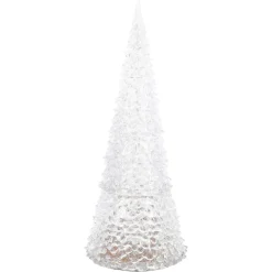 Julgran LED med timer varmvitt sken, 43,5 cm