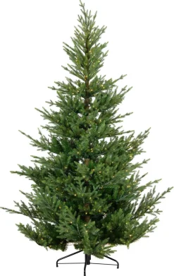 Julgran Lillehammer 210 cm, dimbar LED-belysning, timer