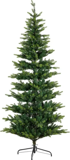 Julgran Orsa Slim 210 cm, smal gran med LED-belysning