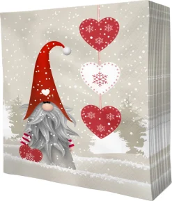 Julservetter papper 33 x 33 cm, 20-pack