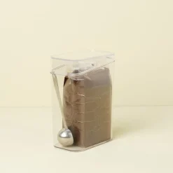 Kaffeburk i plast, transparent