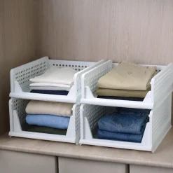 Klappbox med öppen front, vit