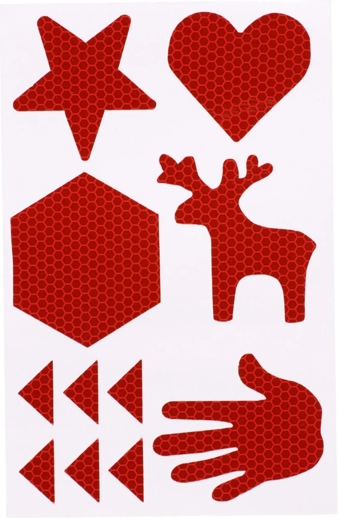 Klistermärken i reflekterande material, Clas Ohlson