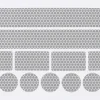 Klistermärken i reflekterande material, Clas Ohlson