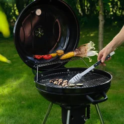 Klotgrill med galler och asktråg, 57 cm