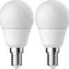Klotlampa LED E14 2,2 W, varmvit, 4-pack