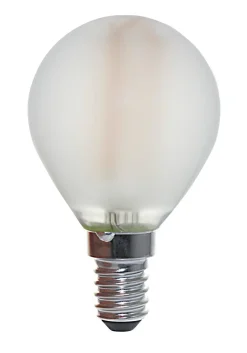 Klotlampa dimbar LED E14 3,4 W, varmvit