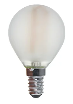 Klotlampa dimbar LED E14 1 W, varmvit