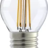 Klotlampa dimbar LED E27 2,2 W, varmvit