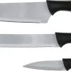 Knivset 3-pack, kockkniv, brödkniv och skalkniv