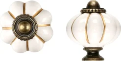 Knopp lantlig, 2-pack