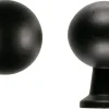 Knopp svart, 2-pack