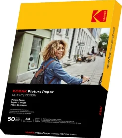 Kodak högglansigt fotopapper A4 230g, 50 ark