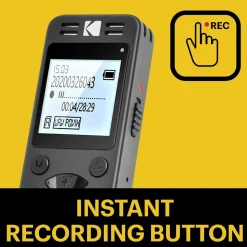 Kodak VRC350 diktafon laddbar med USB-C