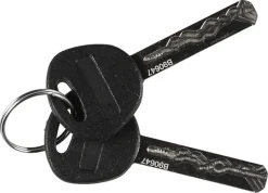 Kompakt bygellås cykel med nyckel 13 mm x 21 cm svart