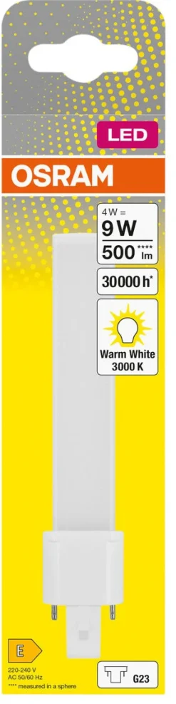 Kompaktlysrör LED G23 4 W S9 Osram Dulux