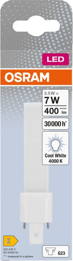 Kompaktlysrör LED S7 G23 3,5 W Osram Dulux