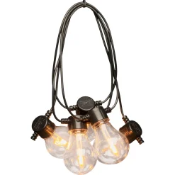 Konstsmide ljusslinga glödlampor LED, 4,5 m, utbytbara ljuskällor