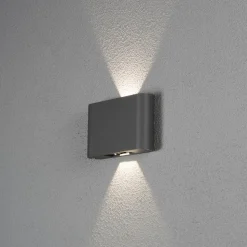 Konstsmide Chieri fasadbelysning upp och ner LED 2 x 6 W