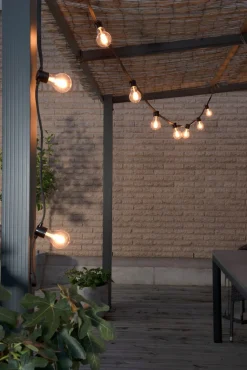Konstsmide ljusslinga glödlampor LED, 10 m, utbytbara ljuskällor