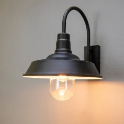 Konstsmide Trapani stallykta / vägglampa, svart