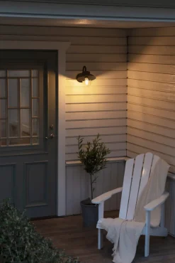 Konstsmide Vega Mini stallykta / vägglampa, svart