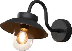 Konstsmide Vega Mini stallykta / vägglampa, svart