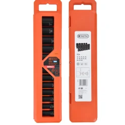 Krafthylsor Impact 1/2 tum, hylsor 12-27 mm, 12 delar
