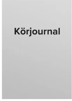 Körjournal A5, 32 blad