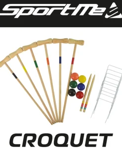 Krocket, set för 6 spelare, utomhus