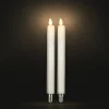 Kronljus LED E14 25 cm vit, 2-pack