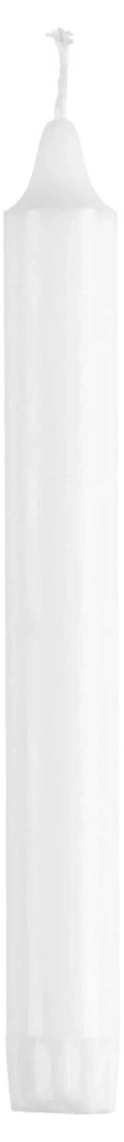 Kronljus vita, 20-pack, stearinljus, 100 procent stearin