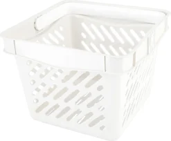 Kundkorg plast mini, med handtag, 27 x 27 x 21 cm