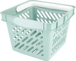 Kundkorg plast mini, med handtag, 27 x 27 x 21 cm