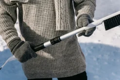 Kungs Tele-is snöborste bil med isskrapa, teleskop 77-105 cm