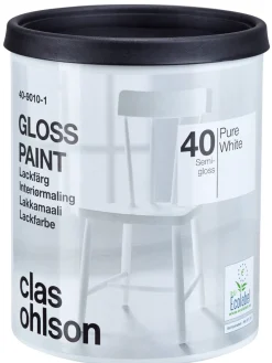 Lackfärg halvblank glans 40, 0,75 liter
