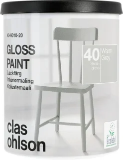 Lackfärg halvblank glans 40, 0,75 liter