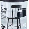 Lackfärg halvblank glans 40, 0,75 liter