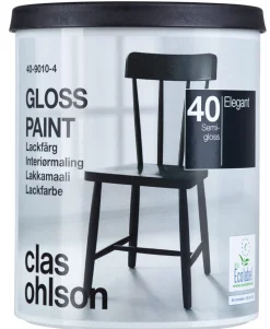 Lackfärg halvblank glans 40, 0,75 liter