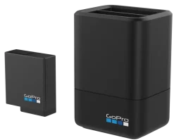 Laddare och extra batteri till GoPro Hero 5/6/7 Black, Dual Battery Charger + Battery