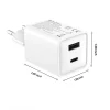 Laddare USB-C och USB-A GaN, 32 W