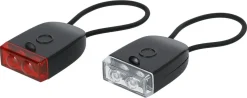 Laddbar Mini-LED vit/röd med gummiband, 2-pack