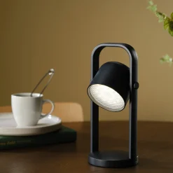 Laddningsbar bordslampa LED, dimbar, 26,5 cm